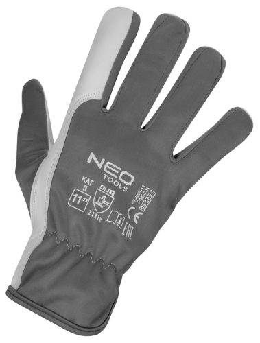 Neo Tools Munkakesztyű kecske bőr, CE, 2122x, 11"