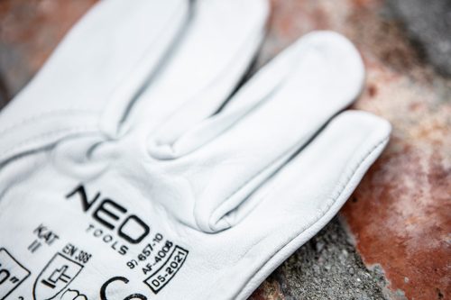 Neo Tools Munkakesztyű kecske bőr, CE, 2122x, 9"