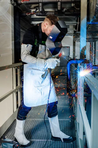 Neo Tools Hegesztő lábszárvédő, bőr, 2A1, tépőzáras