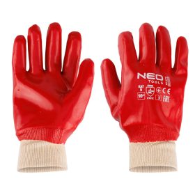   Neo Tools Munkakesztyű, pamut,vegyszerálló, PVC bevonattal, 3121X, 10"