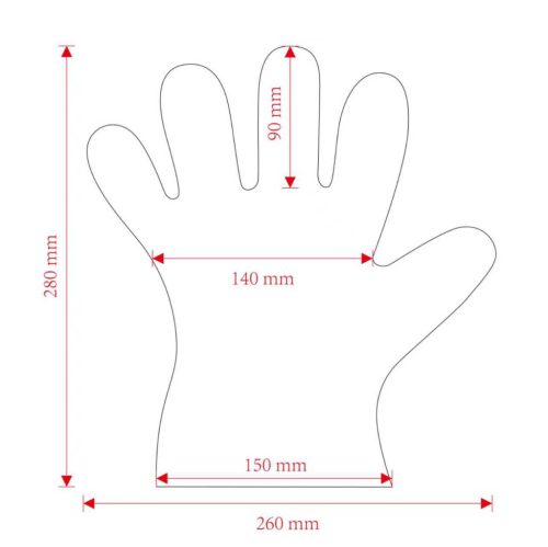Neo Tools Munkakesztyű HDPE, 100db-os