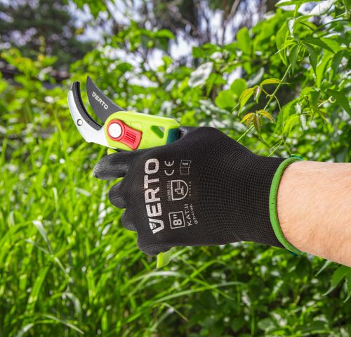 Verto Munkakesztyű kertész kesztyű pu bevonat, légáteresztő felsőrész, 3131x, 8"