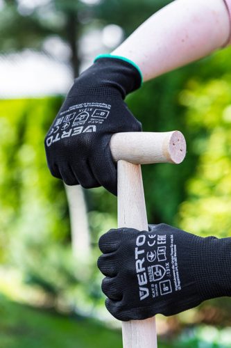 Verto Munkakesztyű kertész kesztyű pu bevonat, légáteresztő felsőrész, 3131x, 9"