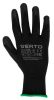 Verto Munkakesztyű kertész kesztyű pu bevonat, légáteresztő felsőrész, 3131x, 9"