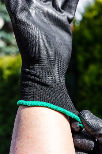 Verto Munkakesztyű kertész kesztyű pu bevonat, légáteresztő felsőrész, 3131x, 11"