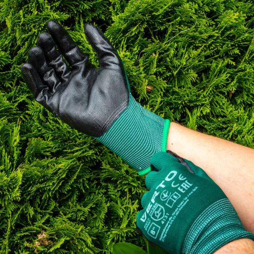 Verto Kertész kesztyű, nitril bevonat, 4131X, 10", légáteresztő felsőrész