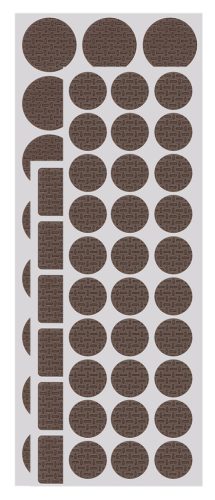 Topex Bútorláb szivacs készlet, öntapadós  EVA hab, 120db-os