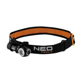 Neo Tools fejlámpa+zseblámpa 2:1-ben 600lum tölthető