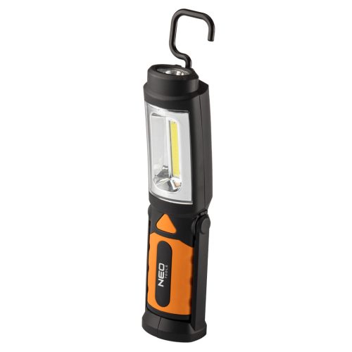 Neo Tools Műhelylámpa, elemes 3xAA, 300 lum COB led, 2az1-ben