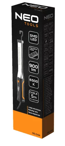 Neo Tools Műhely-vizsgálólámpa 10W, 900lum SMD, 5m kábel