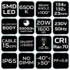 Neo Tools Reflektor 230V/20W, 1600lum, SMD led