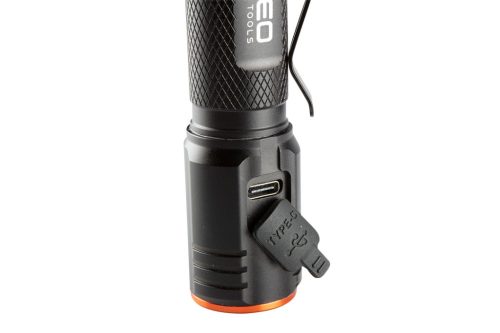 Neo Tools Zseblámpa, tölthető USB C, 2000lum CHN LED