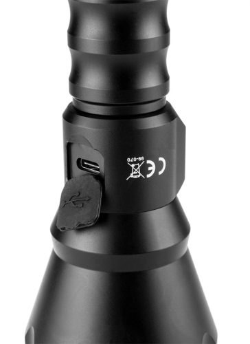 Neo Tools Zseblámpa, tölthető USB C, 500lum, Osram LED