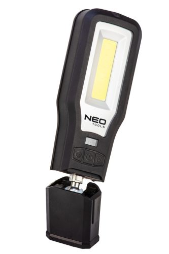 Neo Tools Akkus műhely-vizsgálólámpa, tölthető, 550lum COB LED, 10W