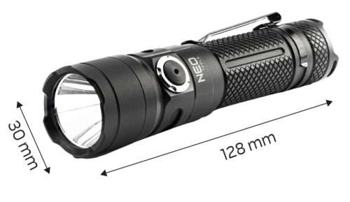 Neo Tools Zseblámpa, tölthető, USB C, 1500 lum, SST 40 LED
