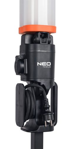 Neo Tools Állványos reflektor, 2x4300 lum LED fényforrás, 360fokban elforgatható