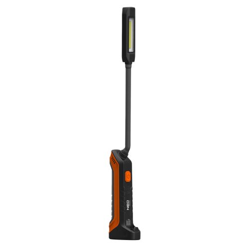 Neo Tools Újratölthető műhelylámpa 400 lum COB + zseblámpa
