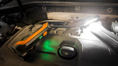 Neo Tools Újratölthető műhelylámpa 400 lum COB + zseblámpa