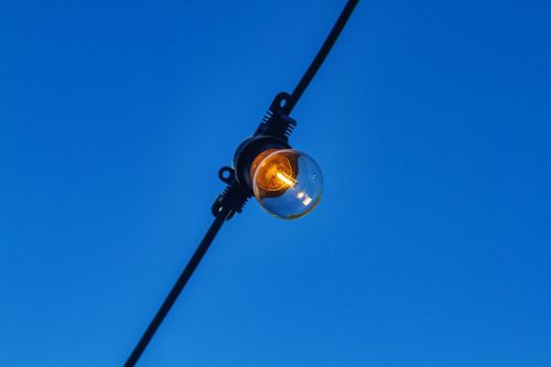 Neo Tools Kerti fényfüzér, 20m, 22db E27 led ízzóval, 230V