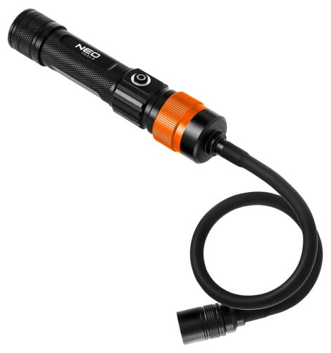 Neo Tools Akkus 3az1-ben vizsgálólámpa, tölthető, 350lum COB LED, 3W, IP44