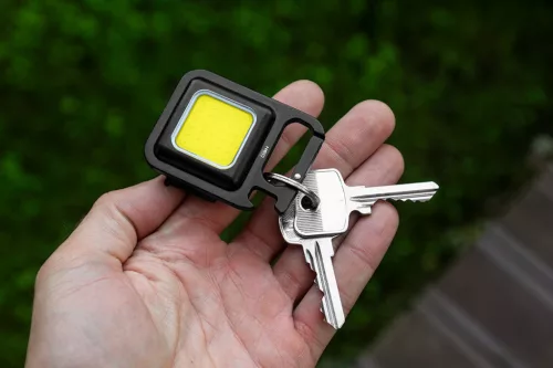 Neo Tools Kulcstartó lámpa, COB led, akkumulátor, palacknyitóval és mágnessel