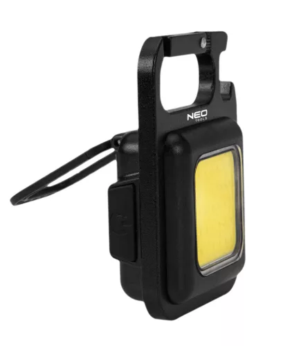 Neo Tools Kulcstartó lámpa, COB led, akkumulátor, palacknyitóval és mágnessel