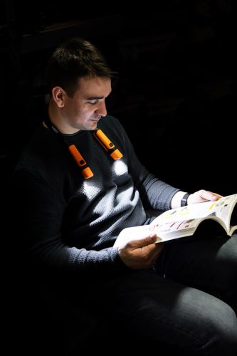 Neo Tools Nyaklámpa, munkalámpa, 2-2W, 3.7 V akkumulátor, 300lm, levehető lámpák