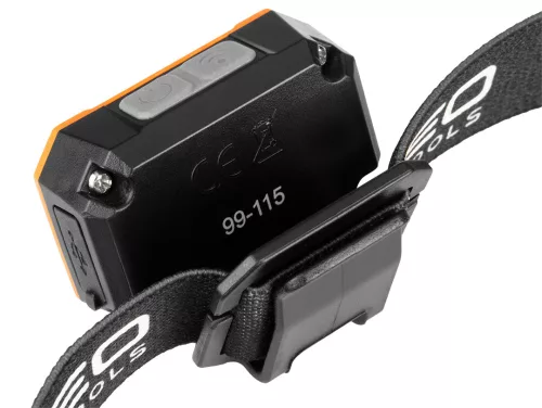 Neo Tools Fejlámpa kínálódobozban, tölthető, mozgásérzékelős, 500lum fényerő, COB LED