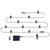 Neo Tools Kerti fényfűzér, napelemes, 6,5m, 10db led, távirányító