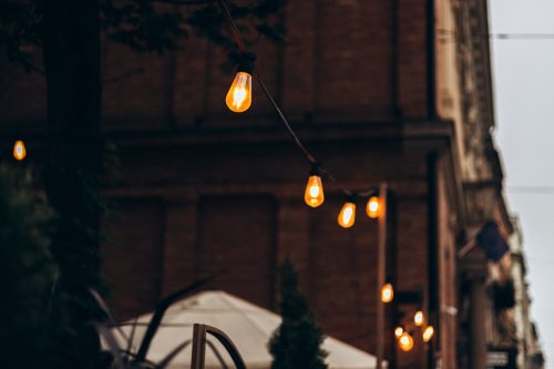 Neo Tools Kerti fényfűzér, napelemes, 6,5m, 10db led, távirányító