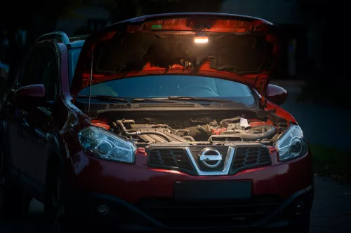 Neo Tools Akkus 3az1-ben Kempinglámpa/zseblámpa/powerbank, 500lm, 3,7V/2000mAh, USB és kézi tekerődinamós töltés