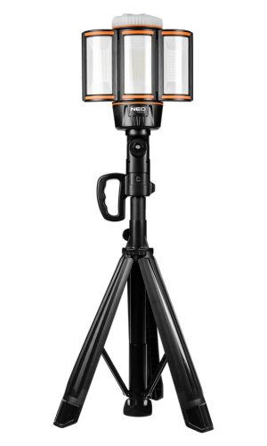 Neo Tools Reflektor, állványos, akkumulátoros, 5000lm fényerő + töltő