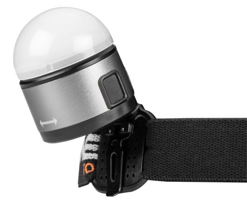 Neo Tools Fejlámpa levehető pánttal, mágnes és sapkarögzítő lehetőség, fehér és vörös LED, USB töltőkábel, 250+200lum