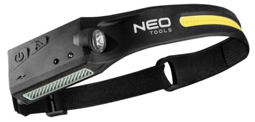 Neo Tools Kempinglámpa készlet 3db-os, kézi-sátor-fejlámpa, 150/280/1000 lm, 1200mAh akku, USB-C töltővezeték