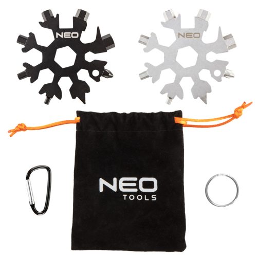 Neo Tools Multifunkciós szerszám hópehely 19az1-ben, 2db