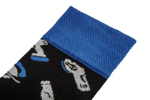 Graphite Munkazokni, 80% pamut, szerszám mintás 39-42, kék/fekete