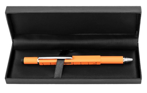 Neo Tools Fém golyóstoll, 5az1-ben, mérőléc, golyóstoll, vízmérték, érintőceruza, csavarhúzó