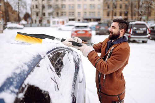 Neo Tools Autós jégkaparó és hókefe