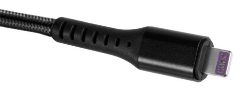 Neo Tools USB töltőkábel, 3az 1ben, 1.2m, USB-A bemenet, USB-C, Lightning, Micro USB kimenetek