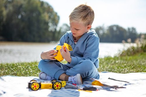 Neo Tools Játék munkagép, 4az1ben, szerelőkészlettel