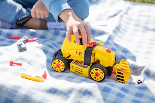 Neo Tools Játék munkagép, 4az1ben, szerelőkészlettel