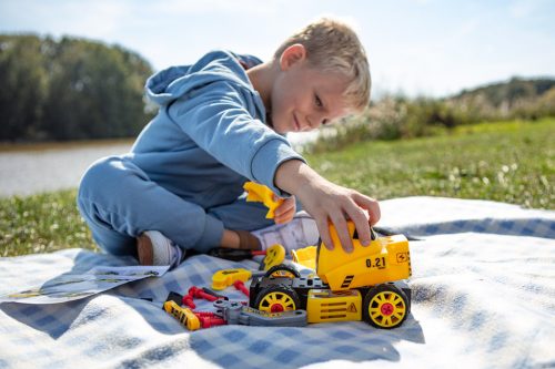 Neo Tools Játék munkagép, 4az1ben, szerelőkészlettel