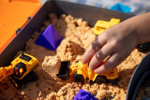 Neo Tools Játékszett építőipari gépekkel, kofferben