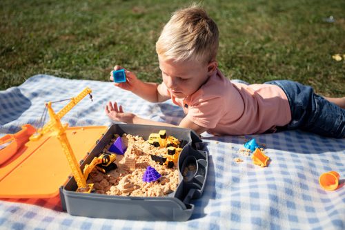 Neo Tools Játékszett építőipari gépekkel, kofferben