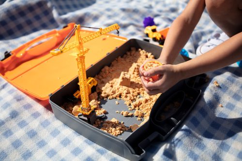 Neo Tools Játékszett építőipari gépekkel, kofferben