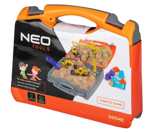 Neo Tools Játékszett építőipari gépekkel, kofferben