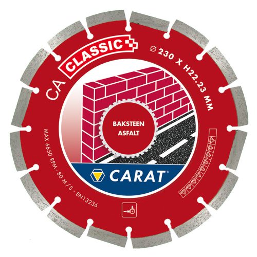 Carat gyémántkorong aszfalt Classic 125x22,2