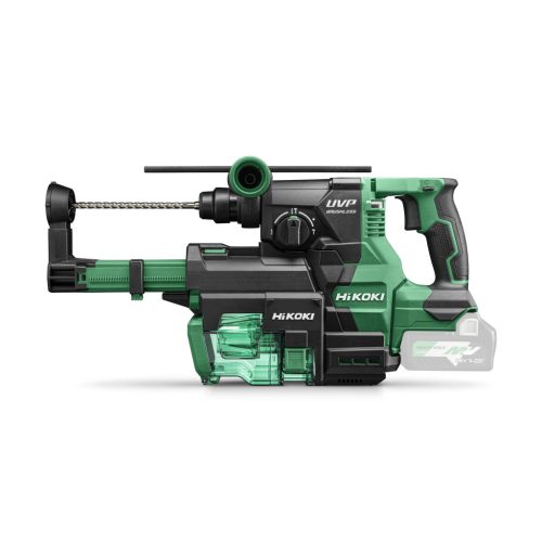 Hikoki DH3628DA-W3Z (DH3628DAW3Z) Akkus fúrókalapács alapgép porelszívóval Hitboxban SDS-Plus MultiVolt (36V) (akku és töltő nélkül)