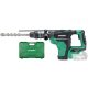 Hikoki DH36DMA-BASIC-KOFFER (DH36DMAW2Z) Akkus fúrókalapács szénkefementes alapgép kofferben SDS-Max MultiVolt (36V) (akku és töltő nélkül)