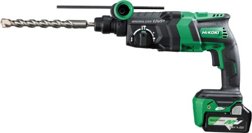 Hikoki DH36DPE (DH36DPEWRZ) Akkus fúrókalapács szénkefementes Hitboxban SDS-Plus MultiVolt (36V) akkuval, töltővel